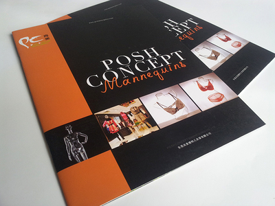 东莞尚美模特品牌画册设计 图文设计的艺术融合与实践